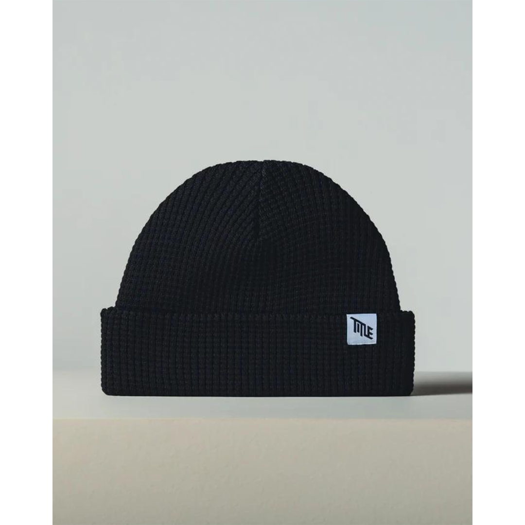 Waffle Beanie | Black