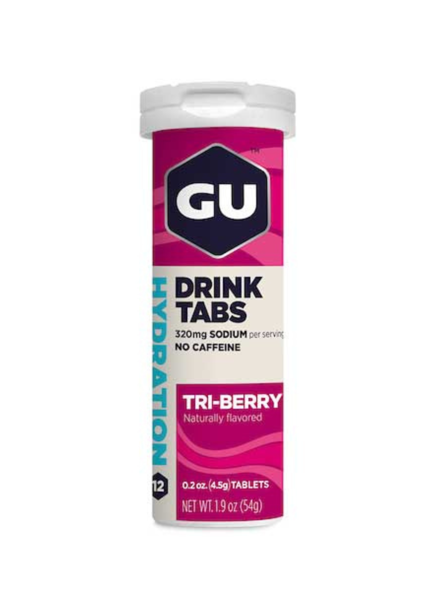 GU Tabs de Hidratación - Tri Berry - Sin cafeina