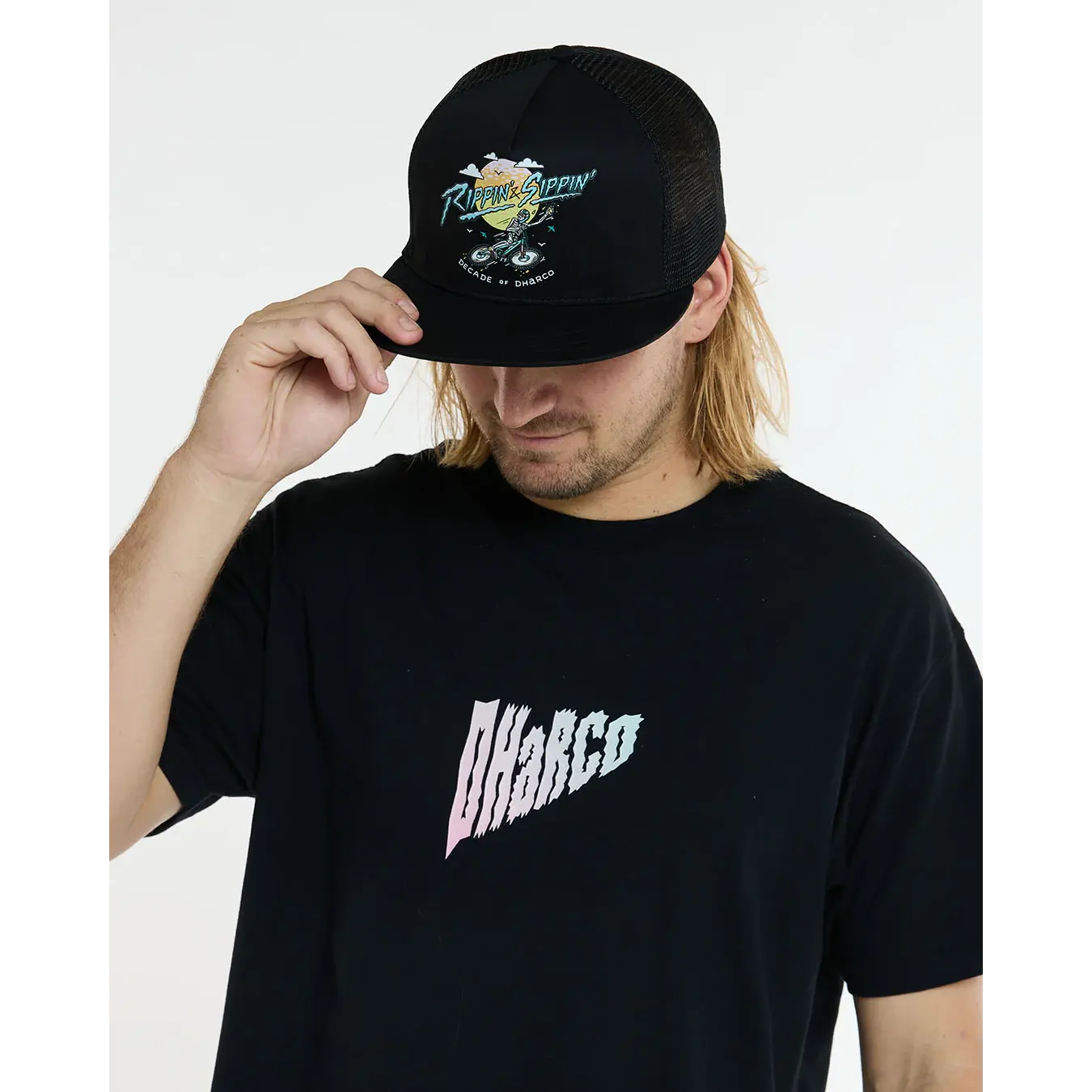 Flat Brim Trucker | Rippin & Sippin