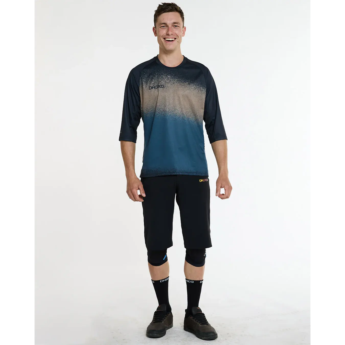Mens 3/4 Sleeve Jersey | Dusty Waters
