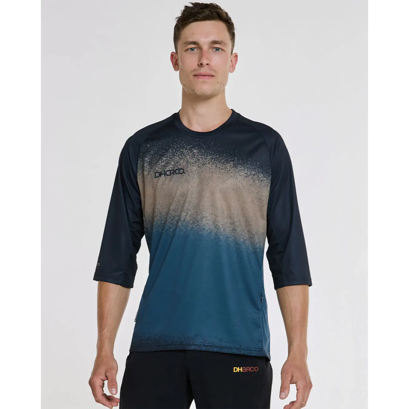 Mens 3/4 Sleeve Jersey | Dusty Waters